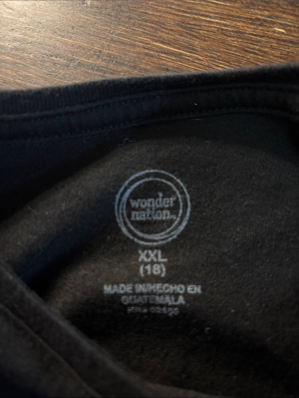 wonder nation Black Short Sleeve Crewneck Tee - Picture 2 of 2